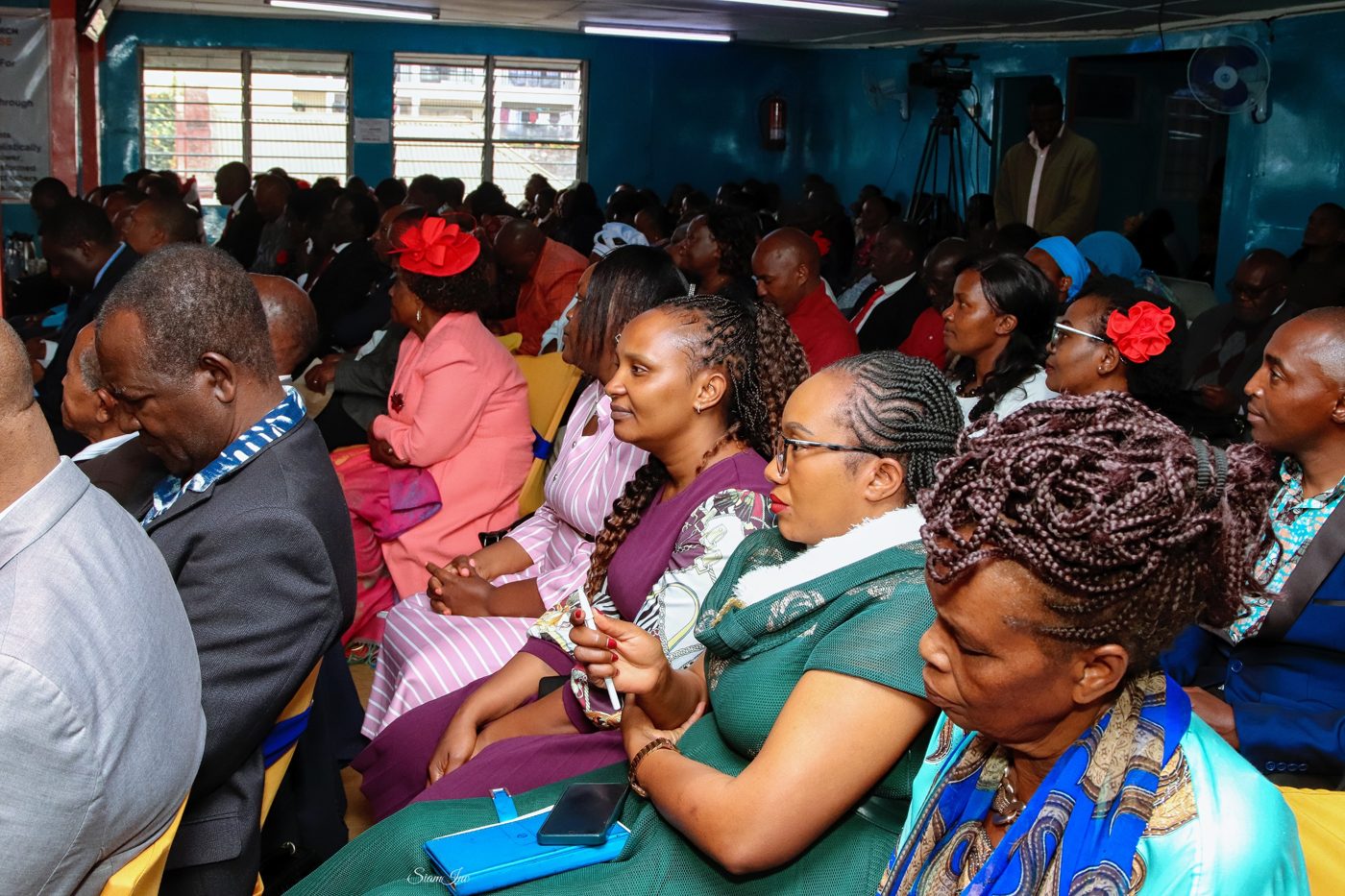 Women of the church seated together