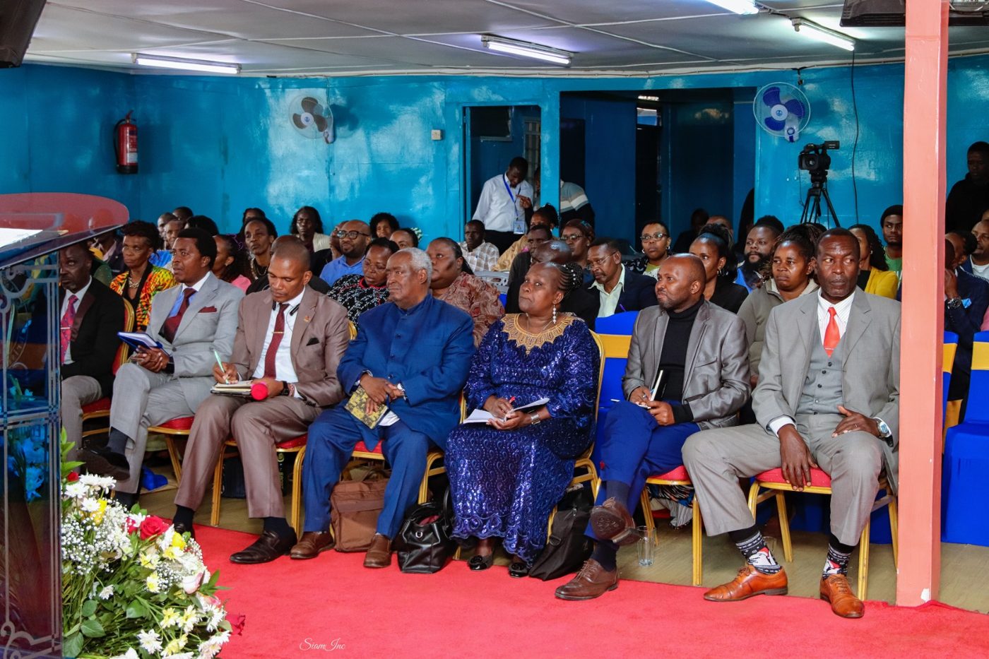 A full congregation gathered for the ordination service